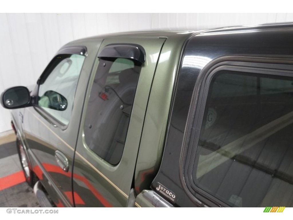2003 F150 XLT SuperCab 4x4 - Estate Green Metallic / Medium Parchment Beige photo #187