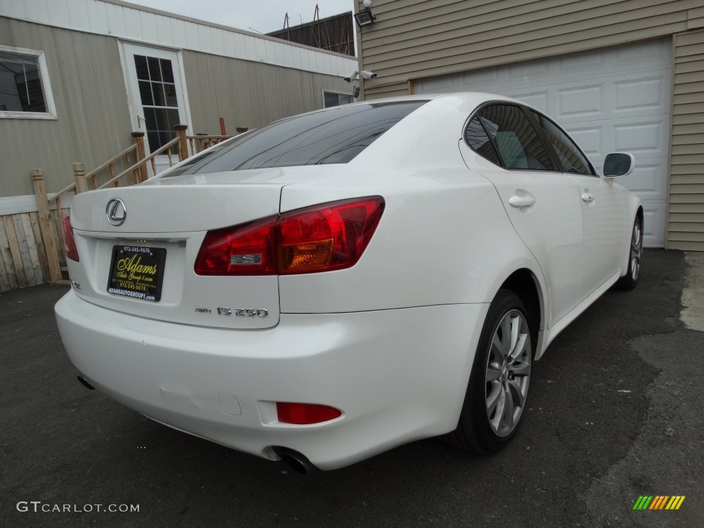 2006 IS 250 AWD - Crystal White / Cashmere Beige photo #5