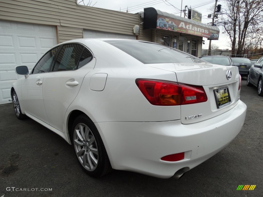 2006 IS 250 AWD - Crystal White / Cashmere Beige photo #7
