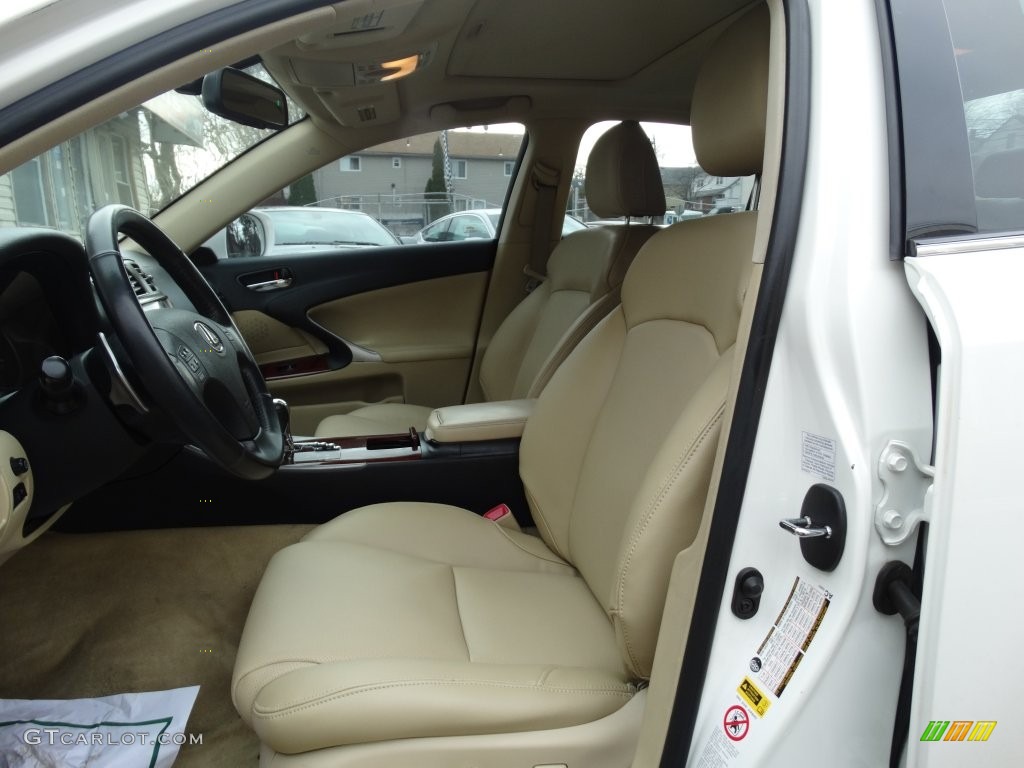 2006 IS 250 AWD - Crystal White / Cashmere Beige photo #8