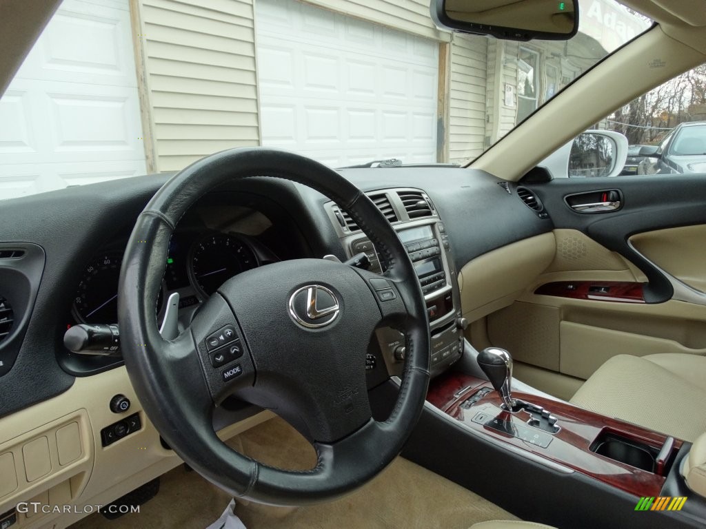 2006 IS 250 AWD - Crystal White / Cashmere Beige photo #10