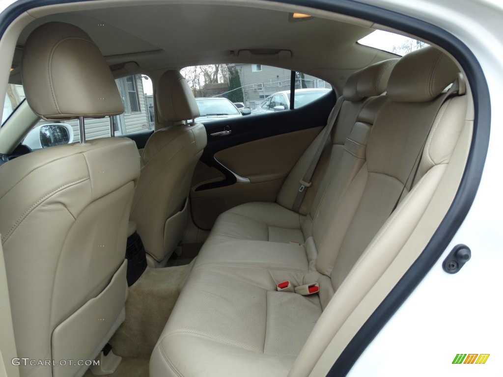 2006 IS 250 AWD - Crystal White / Cashmere Beige photo #13