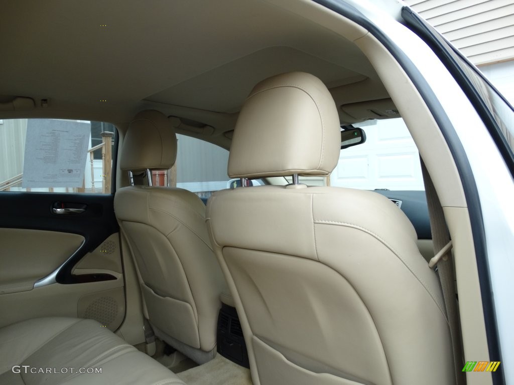 2006 IS 250 AWD - Crystal White / Cashmere Beige photo #16