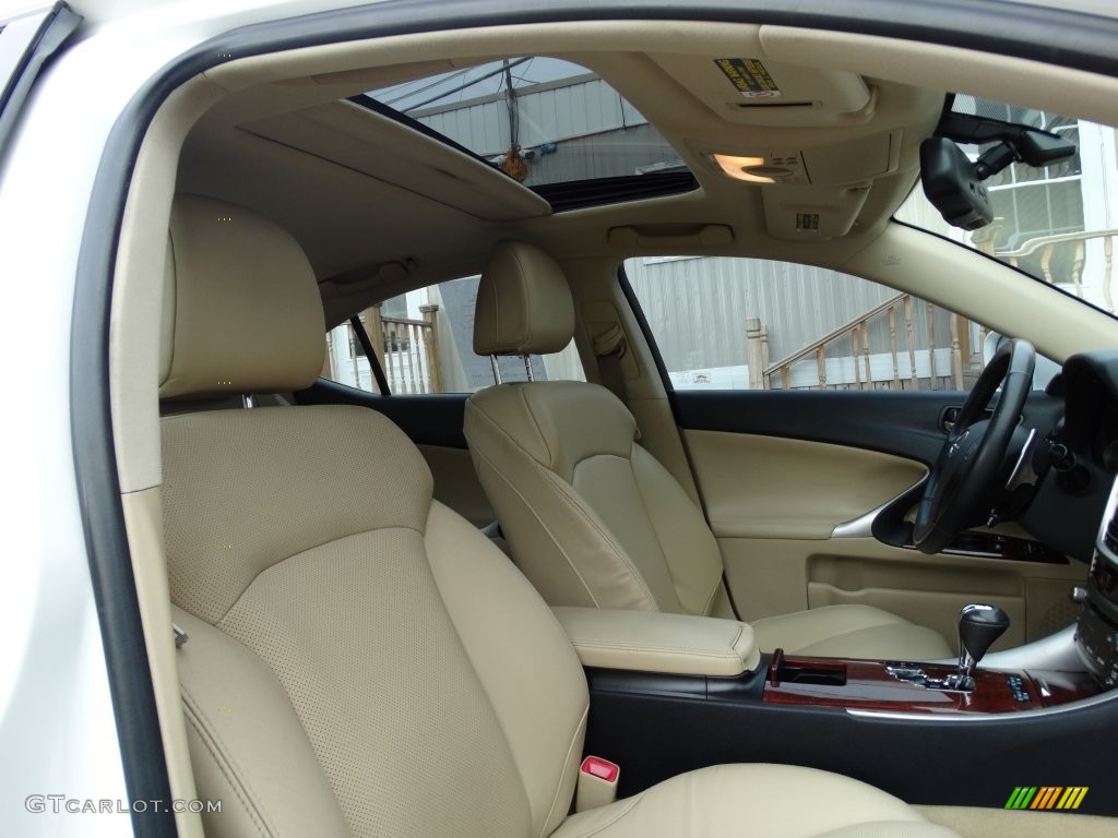 2006 IS 250 AWD - Crystal White / Cashmere Beige photo #18