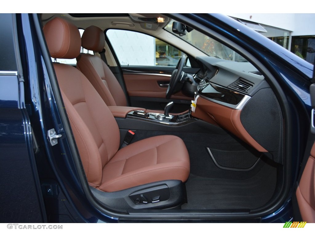 2016 5 Series 535i xDrive Sedan - Imperial Blue Metallic / Black photo #27