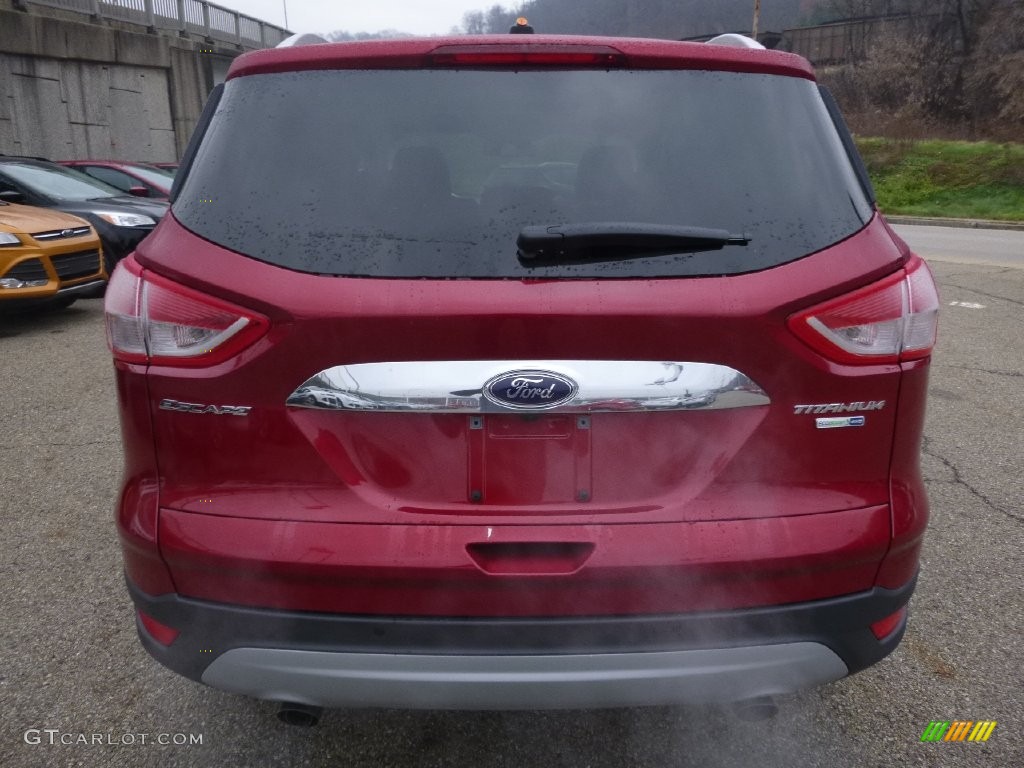 2016 Escape Titanium 4WD - Ruby Red Metallic / Charcoal Black photo #3