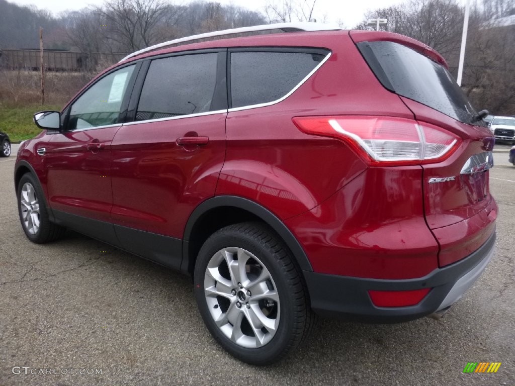2016 Escape Titanium 4WD - Ruby Red Metallic / Charcoal Black photo #4