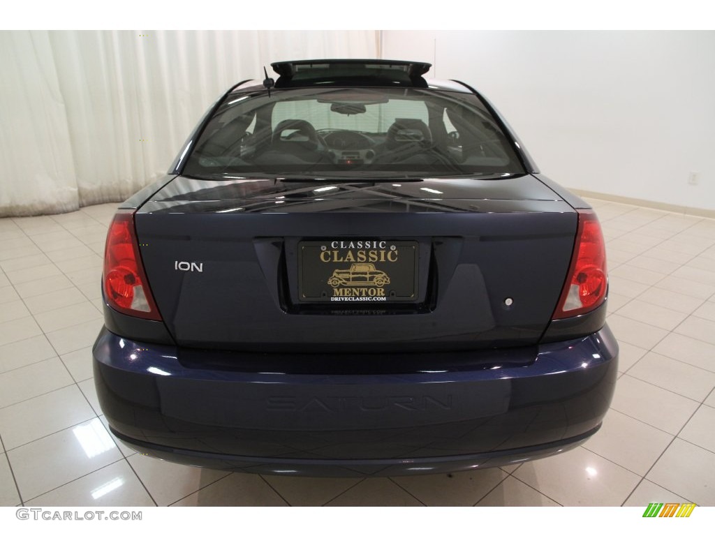2007 ION 2 Quad Coupe - Deep Blue / Black photo #13