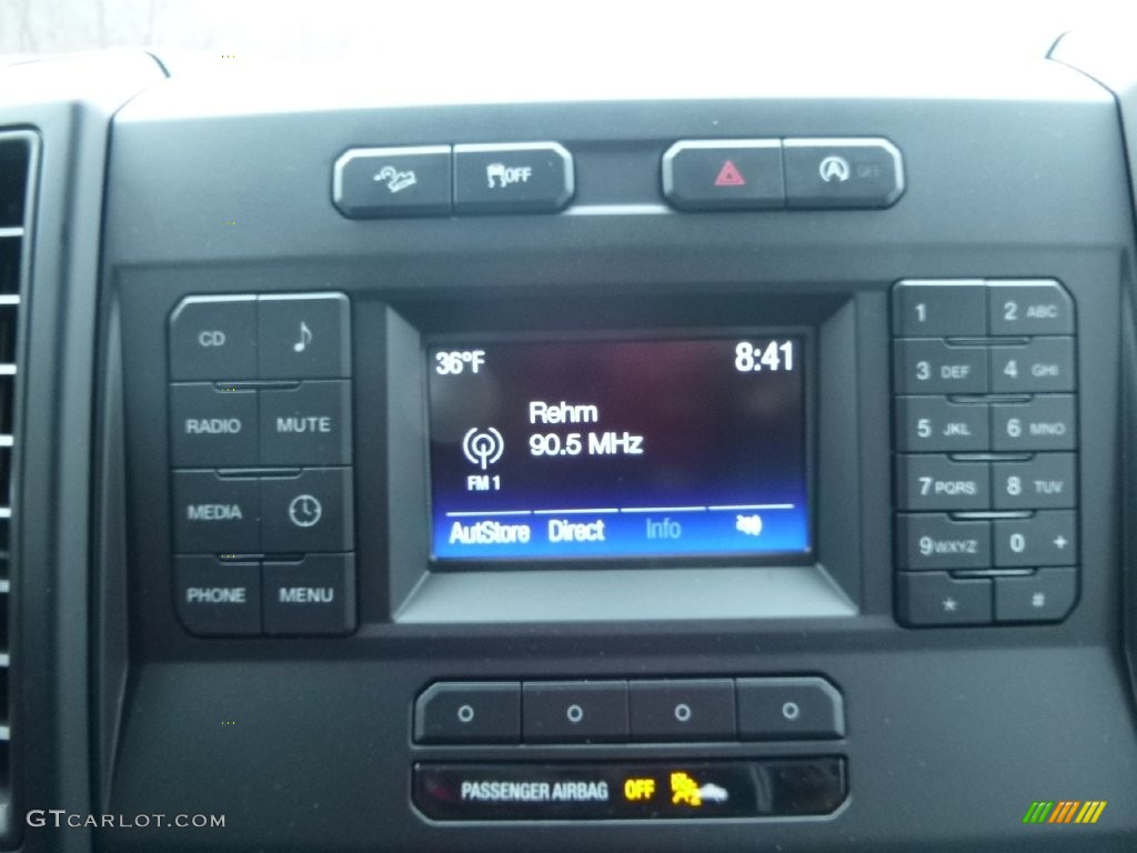 2016 F150 XL SuperCab 4x4 - Shadow Black / Medium Earth Gray photo #19