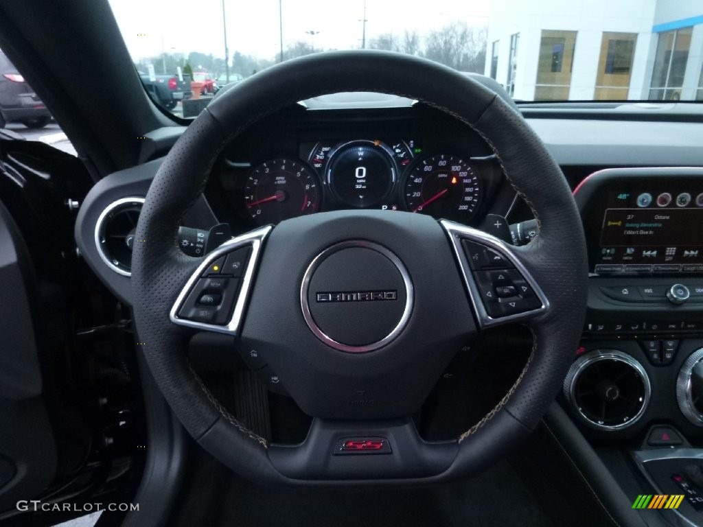 2016 Chevrolet Camaro SS Coupe Kalahari Steering Wheel Photo #109259058