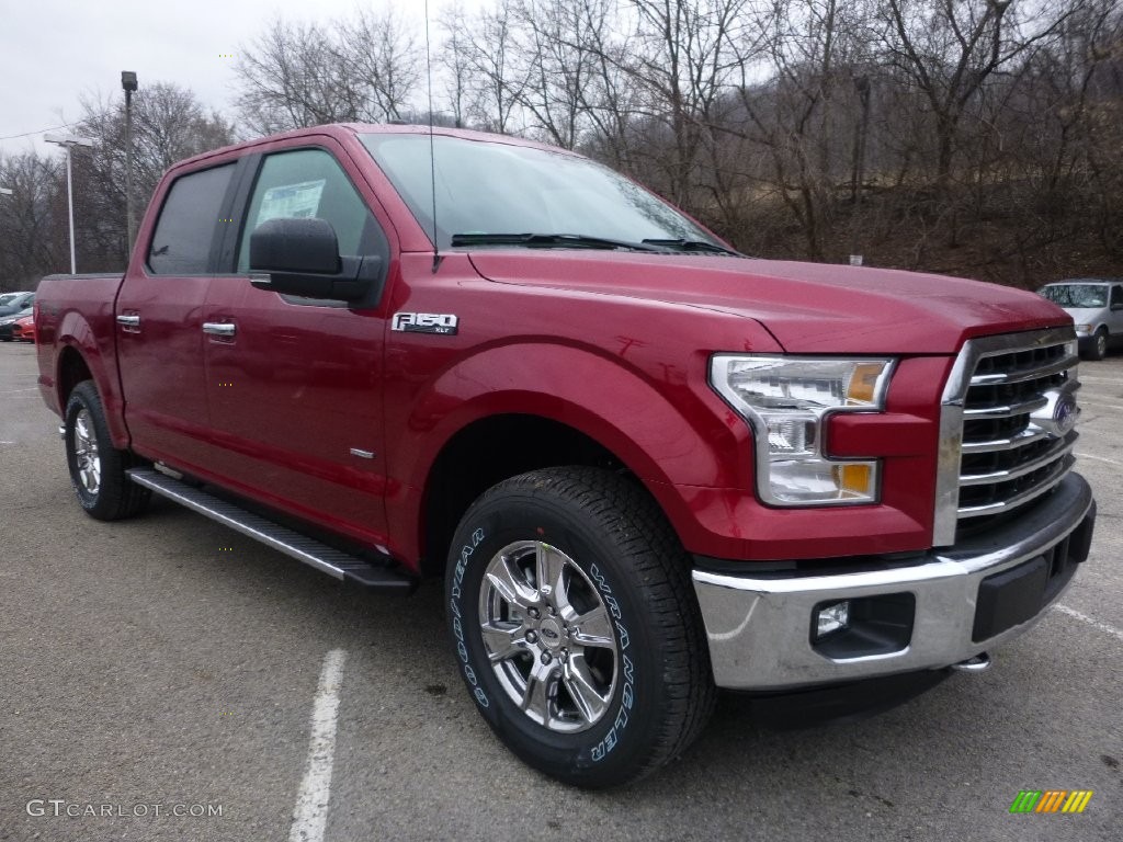 Ruby Red 2016 Ford F150 XLT SuperCrew 4x4 Exterior Photo #109259139