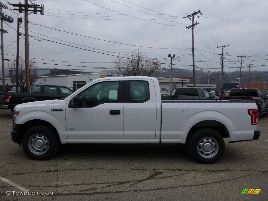 2016 F150 XL SuperCab - Oxford White / Medium Earth Gray photo #7