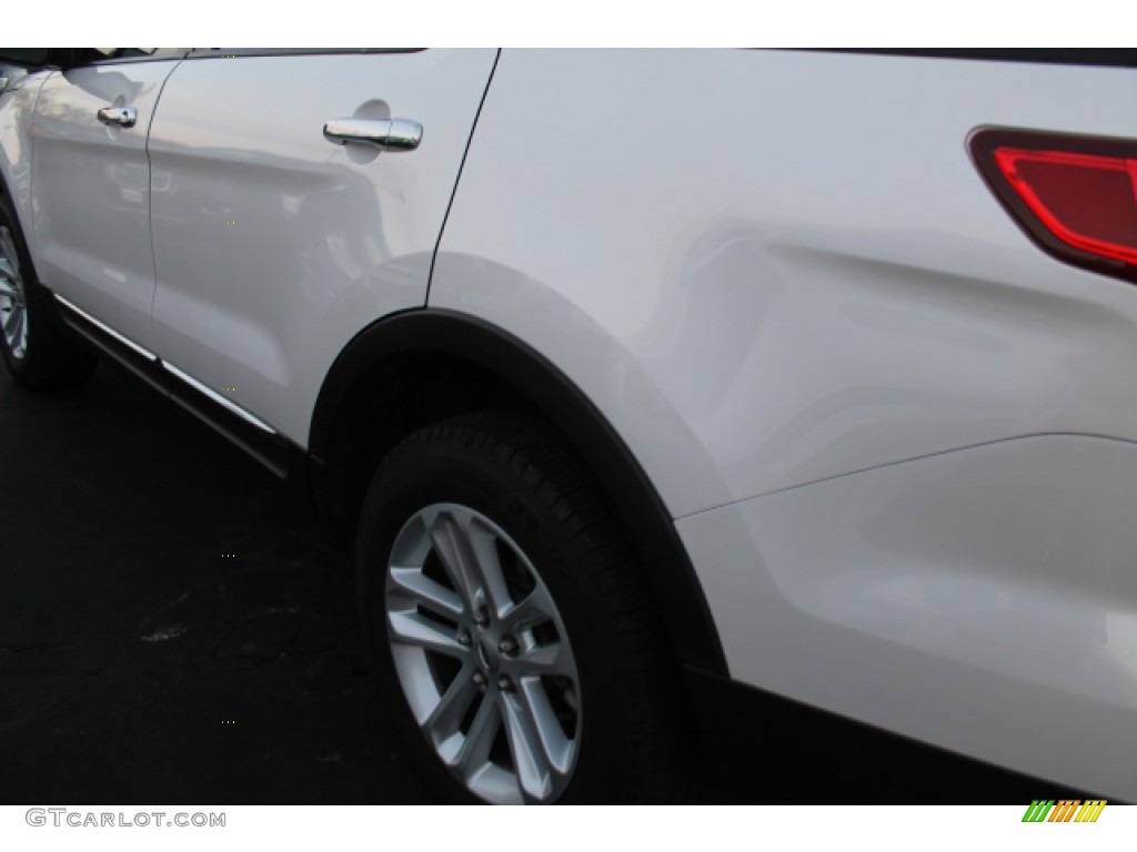 2014 Explorer XLT 4WD - White Platinum / Medium Light Stone photo #4