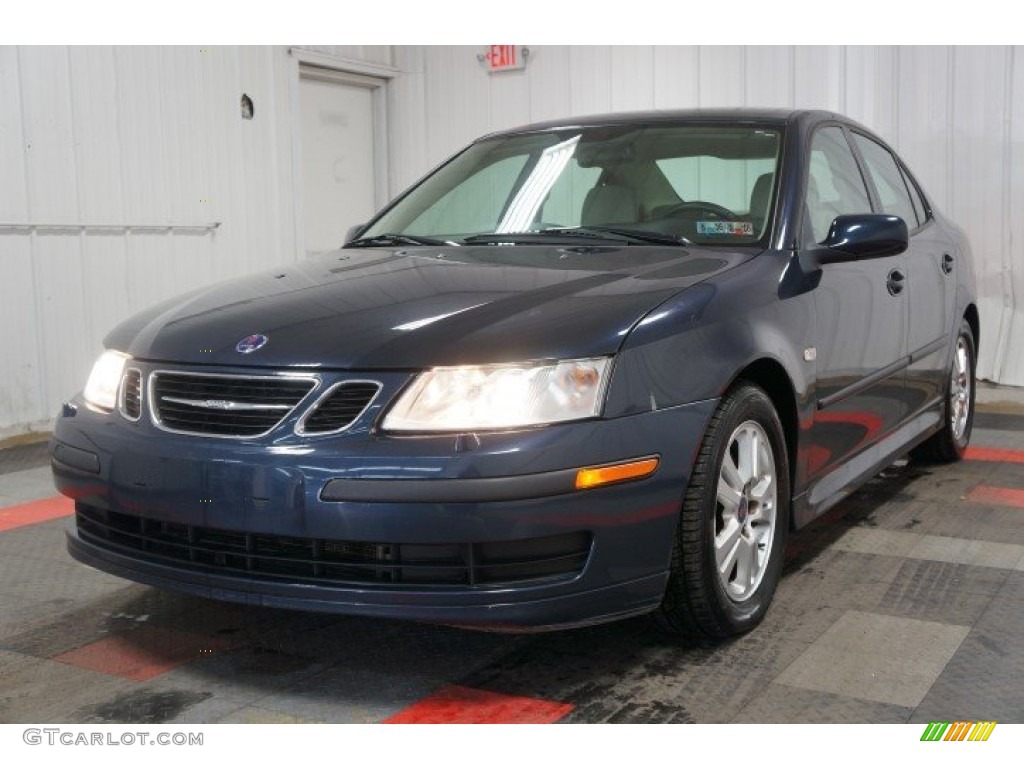 2006 9-3 2.0T Sport Sedan - Fusion Blue Metallic / Slate Gray photo #3