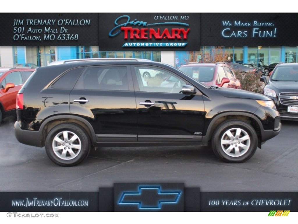 Ebony Black Kia Sorento