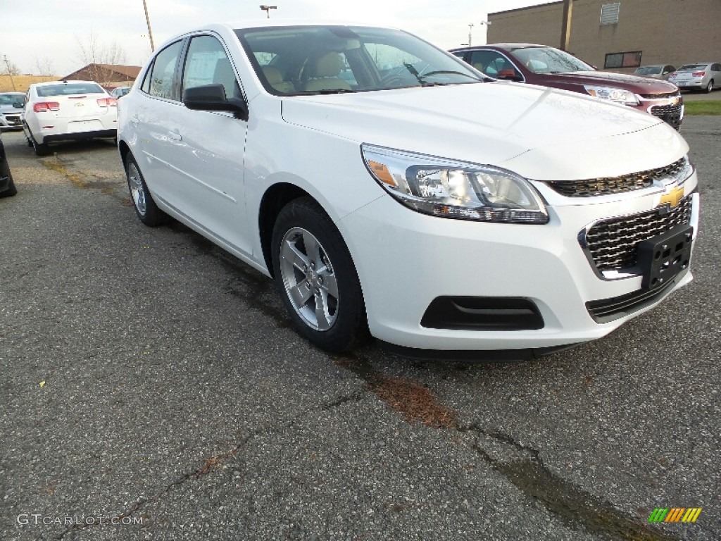 2016 Malibu Limited LS - Summit White / Jet Black/Titanium photo #2