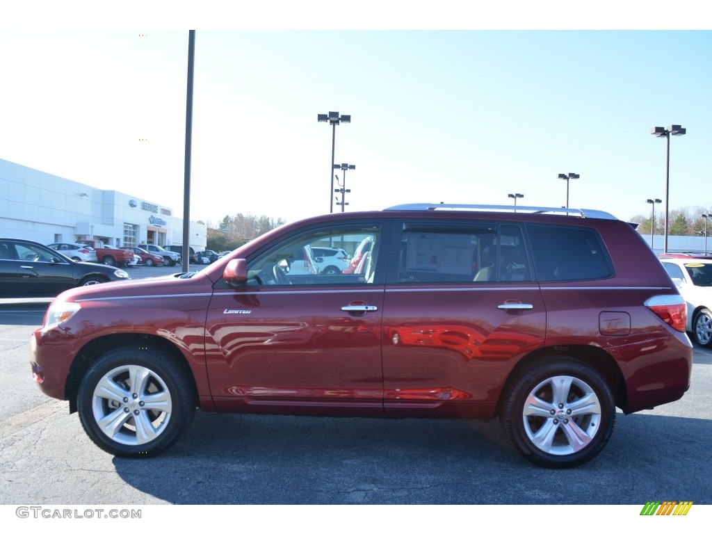 2010 Highlander Limited - Salsa Red Pearl / Ash photo #6