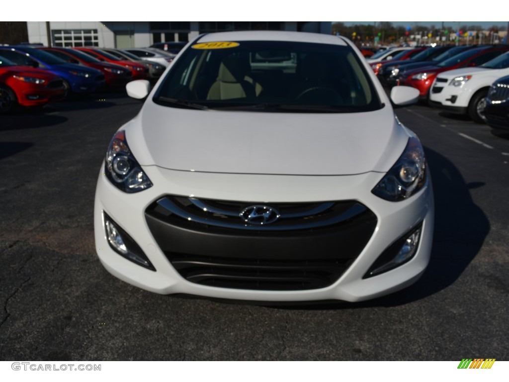 2013 Elantra GT - Monaco White / Beige photo #27