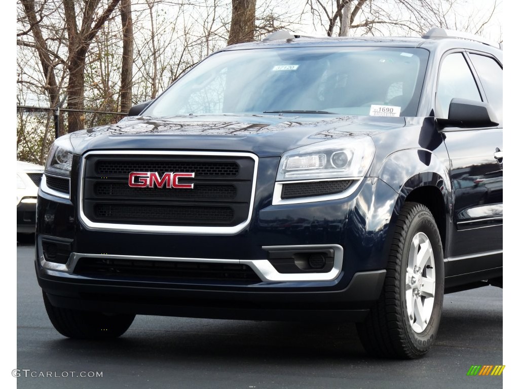 2016 Acadia SLE AWD - Dark Sapphire Blue Metallic / Light Titanium photo #4