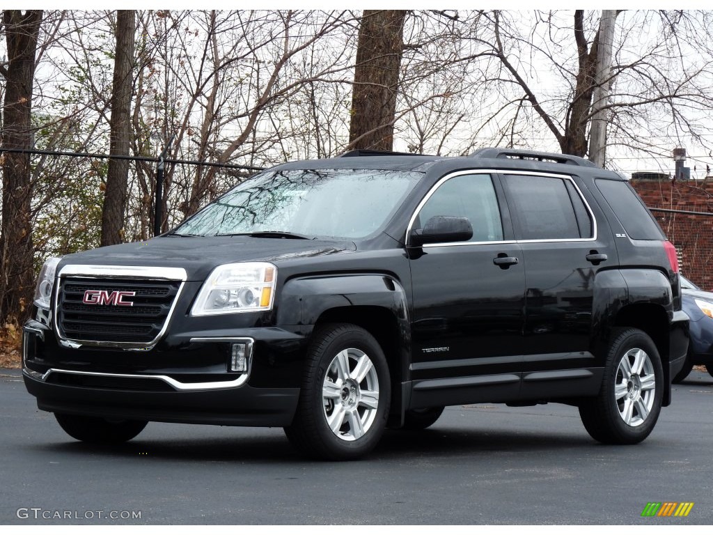 Ebony Twilight Metallic 2016 GMC Terrain SLE AWD Exterior Photo #109269087