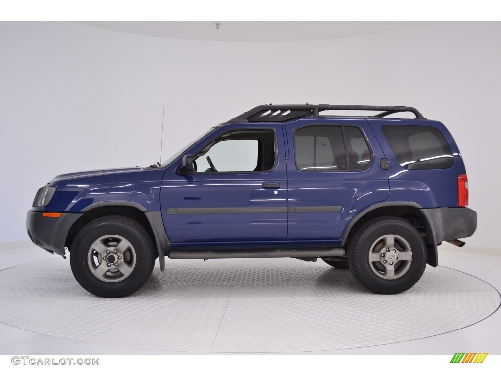 2003 Xterra SE V6 4x4 - Just Blue Metallic / Charcoal photo #4
