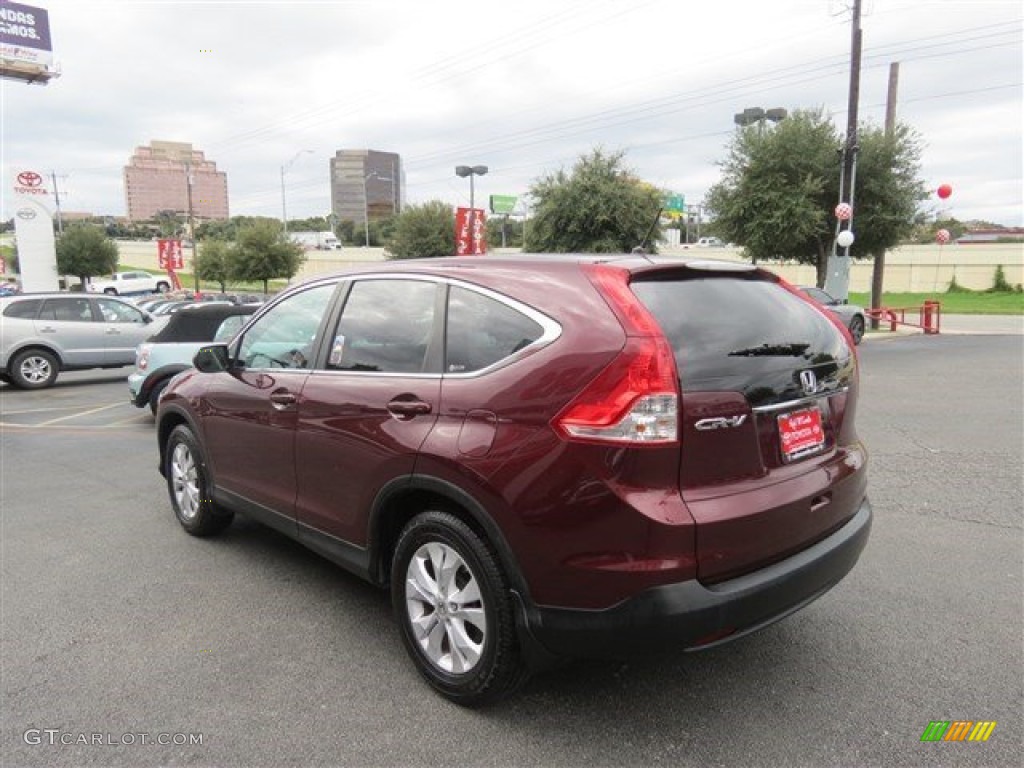 2012 CR-V EX - Basque Red Pearl II / Gray photo #6