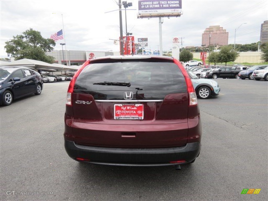 2012 CR-V EX - Basque Red Pearl II / Gray photo #7