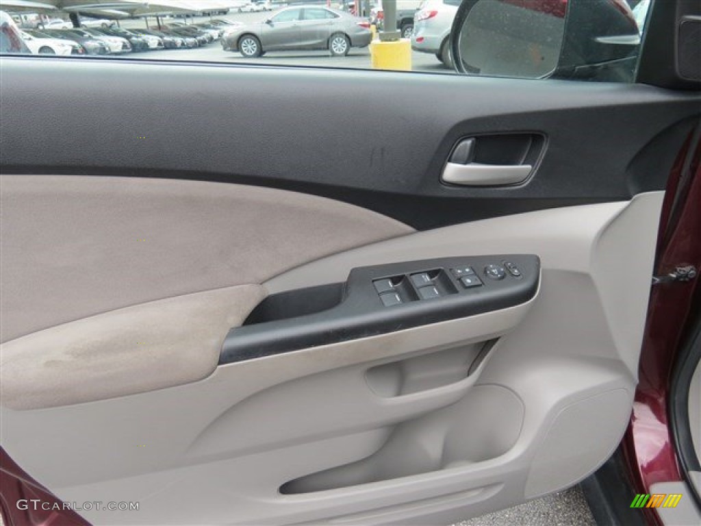 2012 CR-V EX - Basque Red Pearl II / Gray photo #13