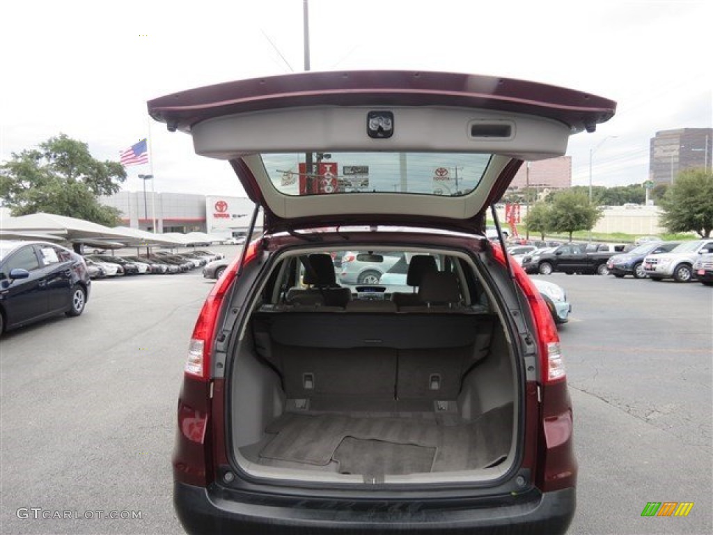 2012 CR-V EX - Basque Red Pearl II / Gray photo #18