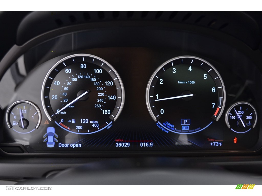 2013 BMW 5 Series ActiveHybrid 5 Gauges Photo #109272486