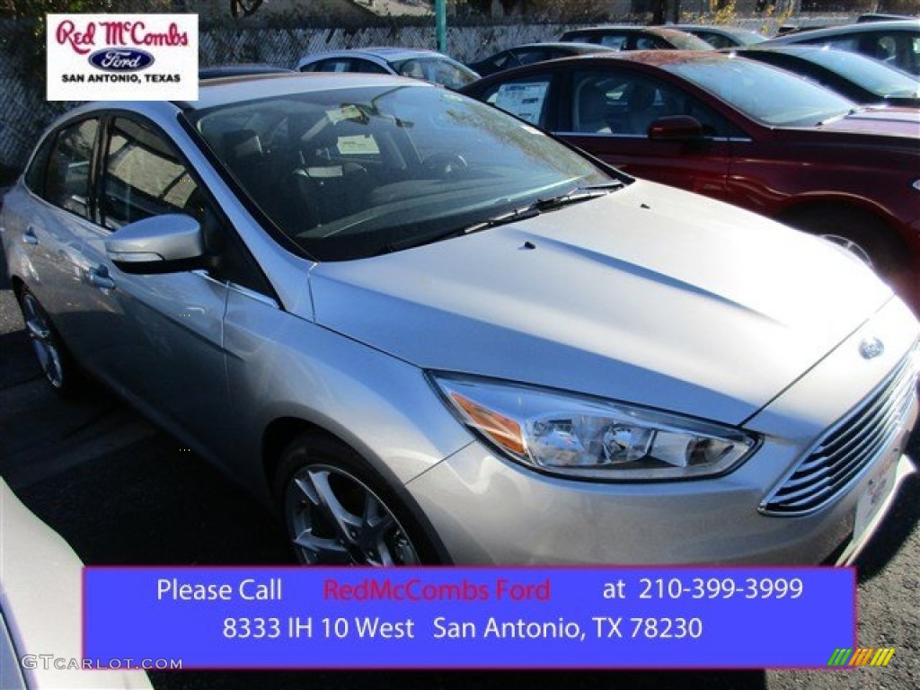 2016 Focus Titanium Sedan - Ingot Silver / Charcoal Black photo #1