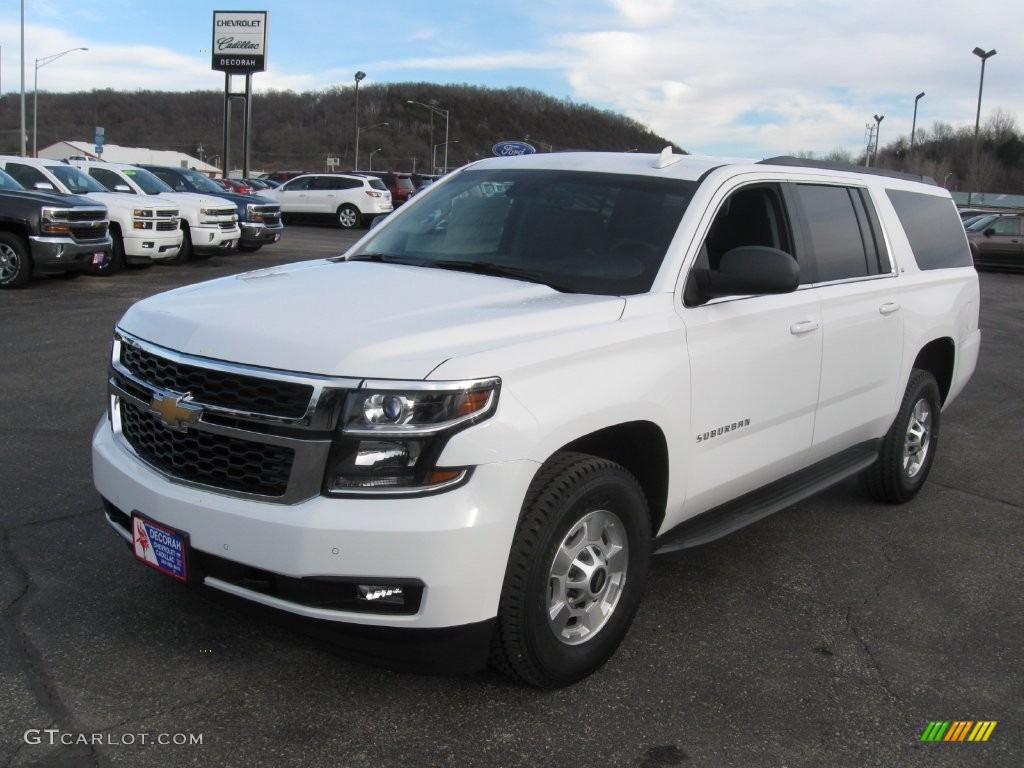 2016 Suburban 3500HD LT 4WD - Summit White / Jet Black photo #3