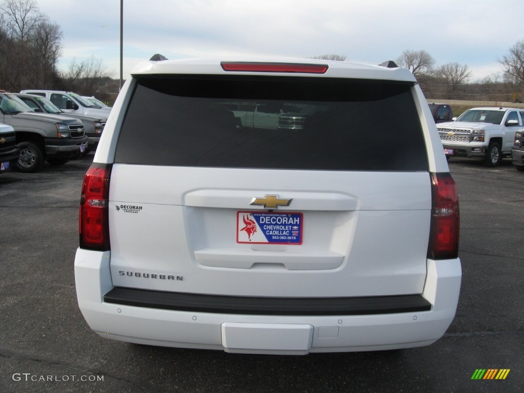 2016 Suburban 3500HD LT 4WD - Summit White / Jet Black photo #13