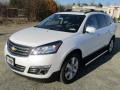 2016 Iridescent Pearl Tricoat Chevrolet Traverse LTZ  photo #2