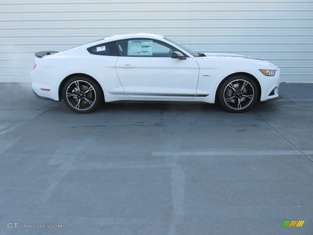 2016 Mustang GT/CS California Special Coupe - Oxford White / California Special Ebony Black/Miko Suede photo #3