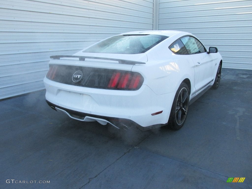 2016 Mustang GT/CS California Special Coupe - Oxford White / California Special Ebony Black/Miko Suede photo #4