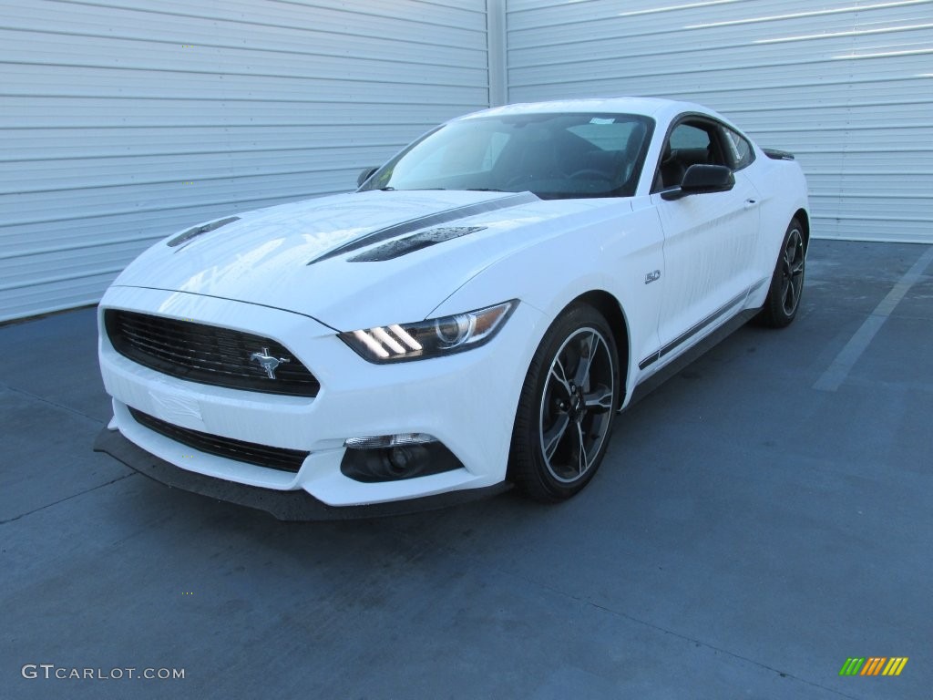 2016 Mustang GT/CS California Special Coupe - Oxford White / California Special Ebony Black/Miko Suede photo #7