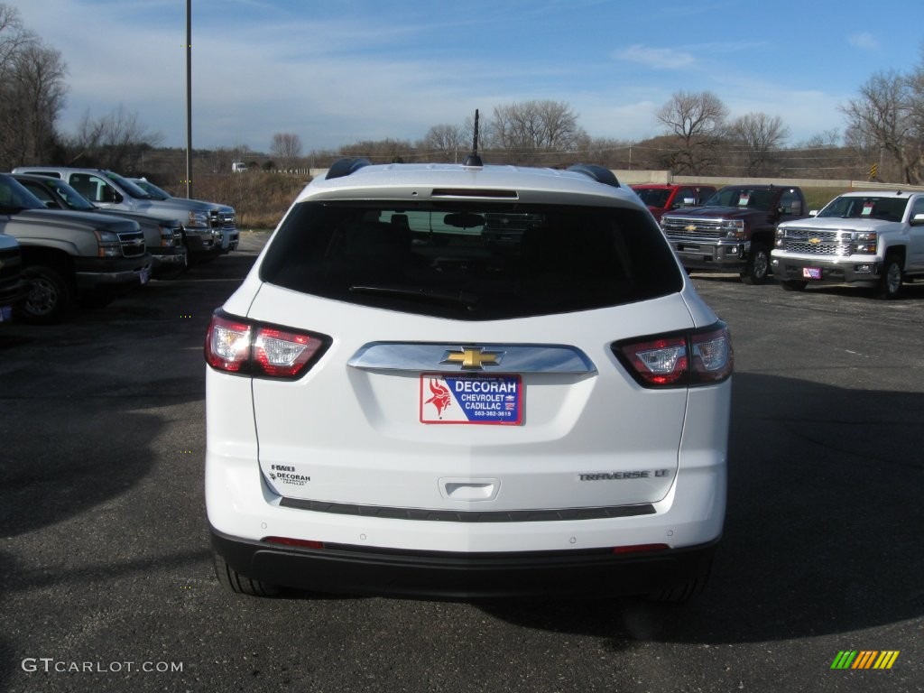 2016 Traverse LT AWD - Summit White / Dark Titanium/Light Titanium photo #10