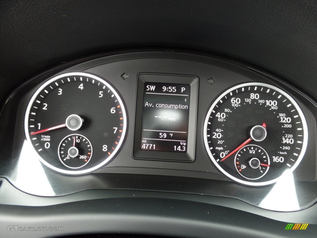 2016 Volkswagen Tiguan SE Gauges Photo #109279792