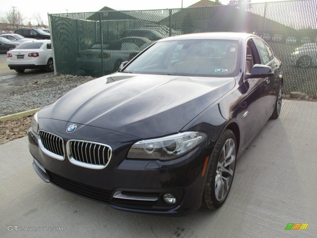 2016 5 Series 535i xDrive Sedan - Imperial Blue Metallic / Venetian Beige/Black photo #7