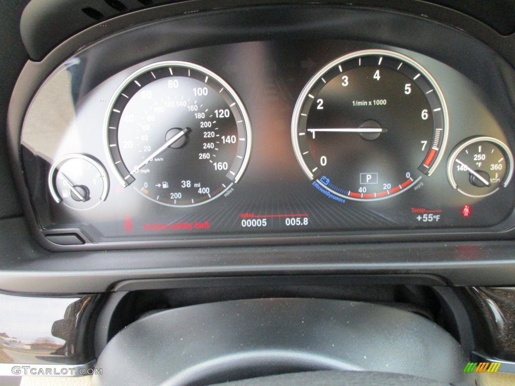 2016 5 Series 535i xDrive Sedan - Imperial Blue Metallic / Venetian Beige/Black photo #20