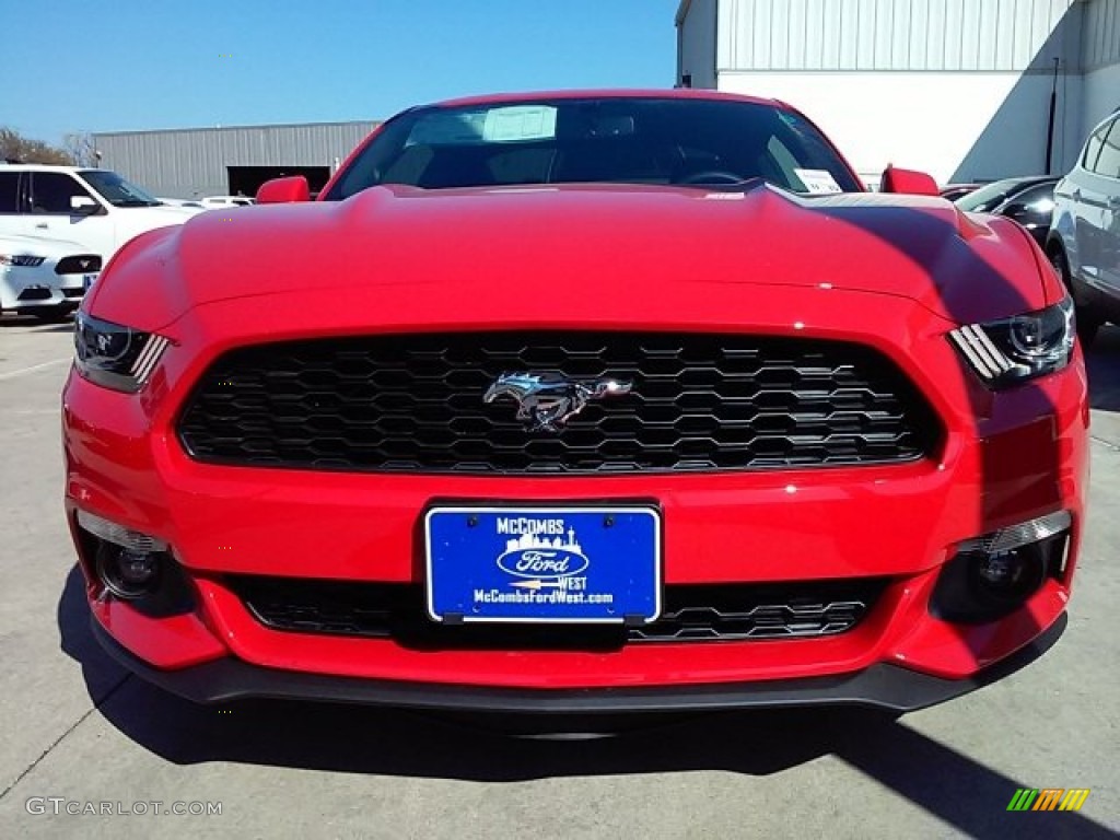 2016 Mustang EcoBoost Coupe - Race Red / Ebony photo #6