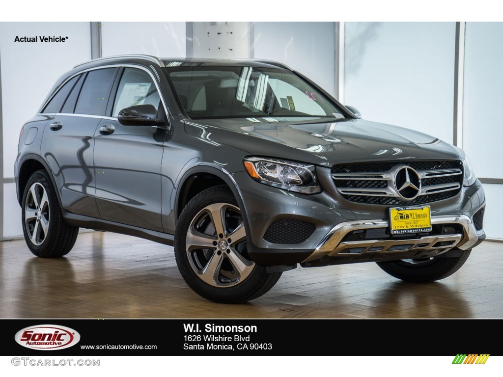 2016 GLC 300 4Matic - Selenite Grey Metallic / Black photo #1