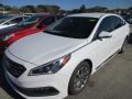 2016 Quartz White Pearl Hyundai Sonata Sport  photo #2