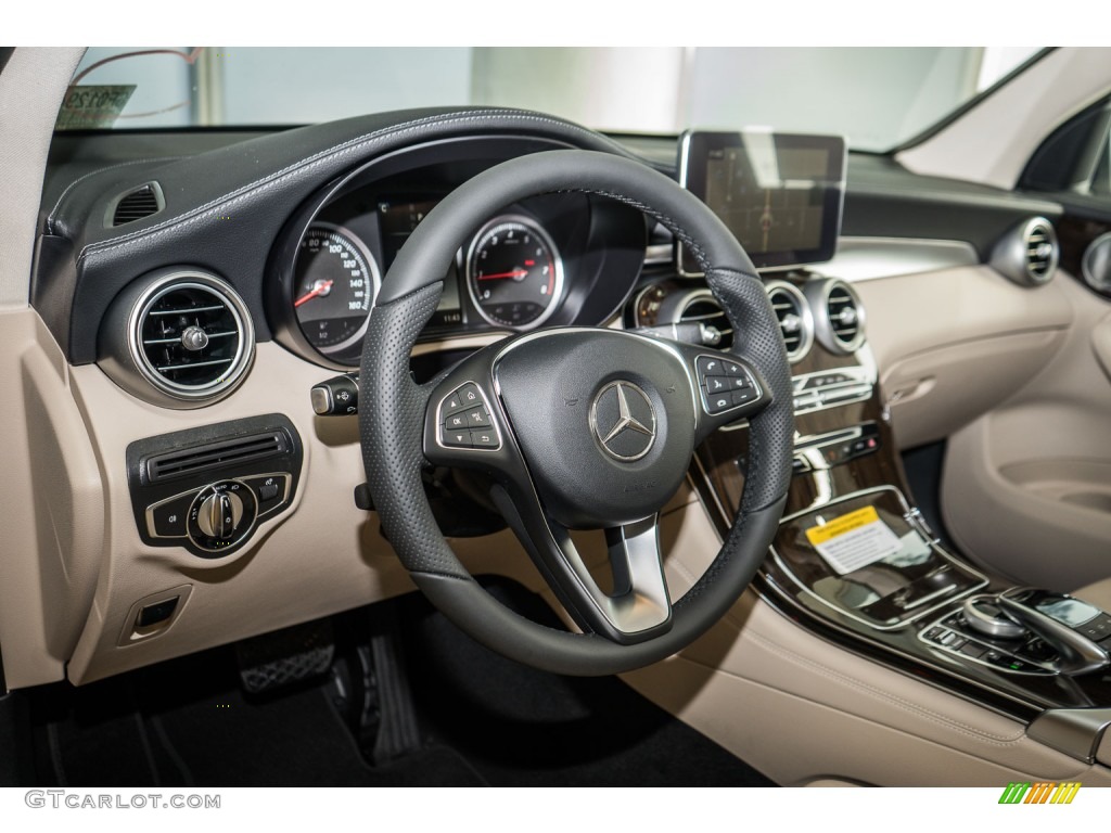 Silk Beige Interior 2016 Mercedes-Benz GLC 300 4Matic Photo #109287760