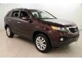 Dark Cherry 2011 Kia Sorento LX V6