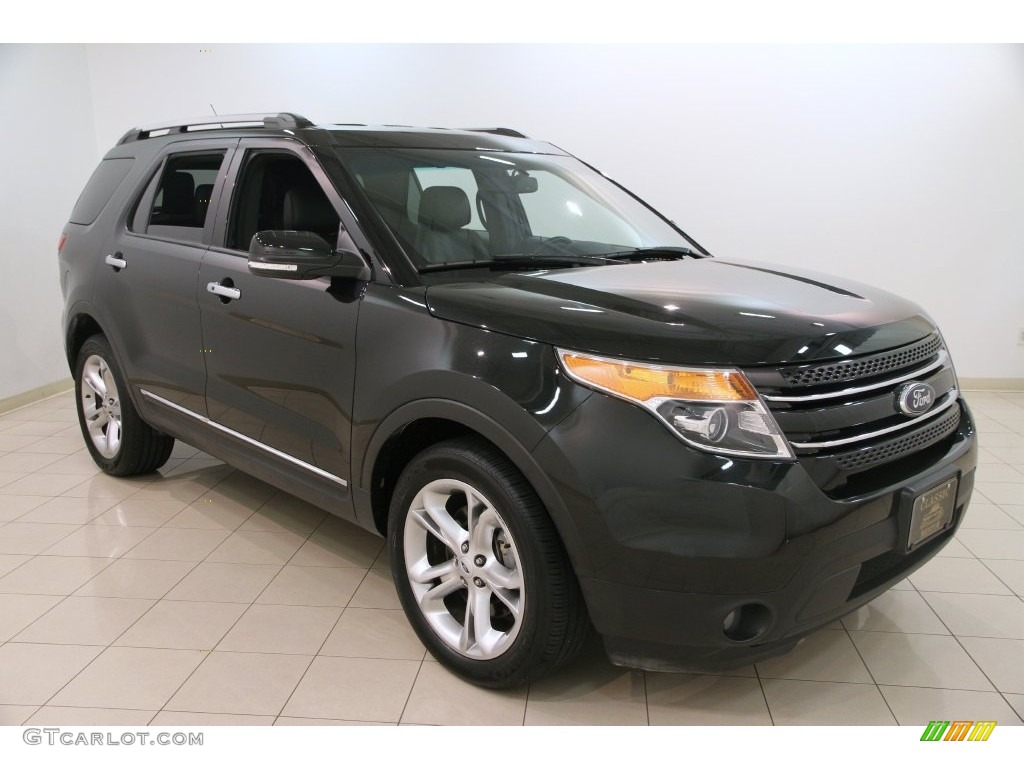 2015 Explorer Limited 4WD - Tuxedo Black / Charcoal Black photo #1