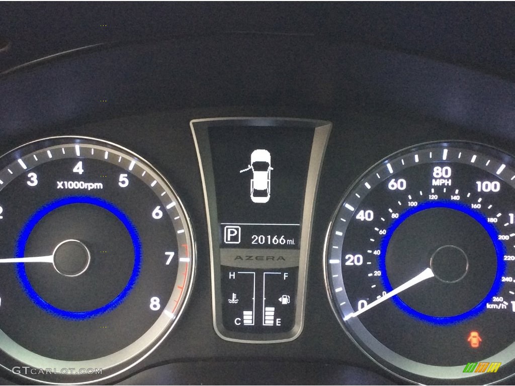 2012 Azera  - Hyper Silver Metallic / Black photo #18