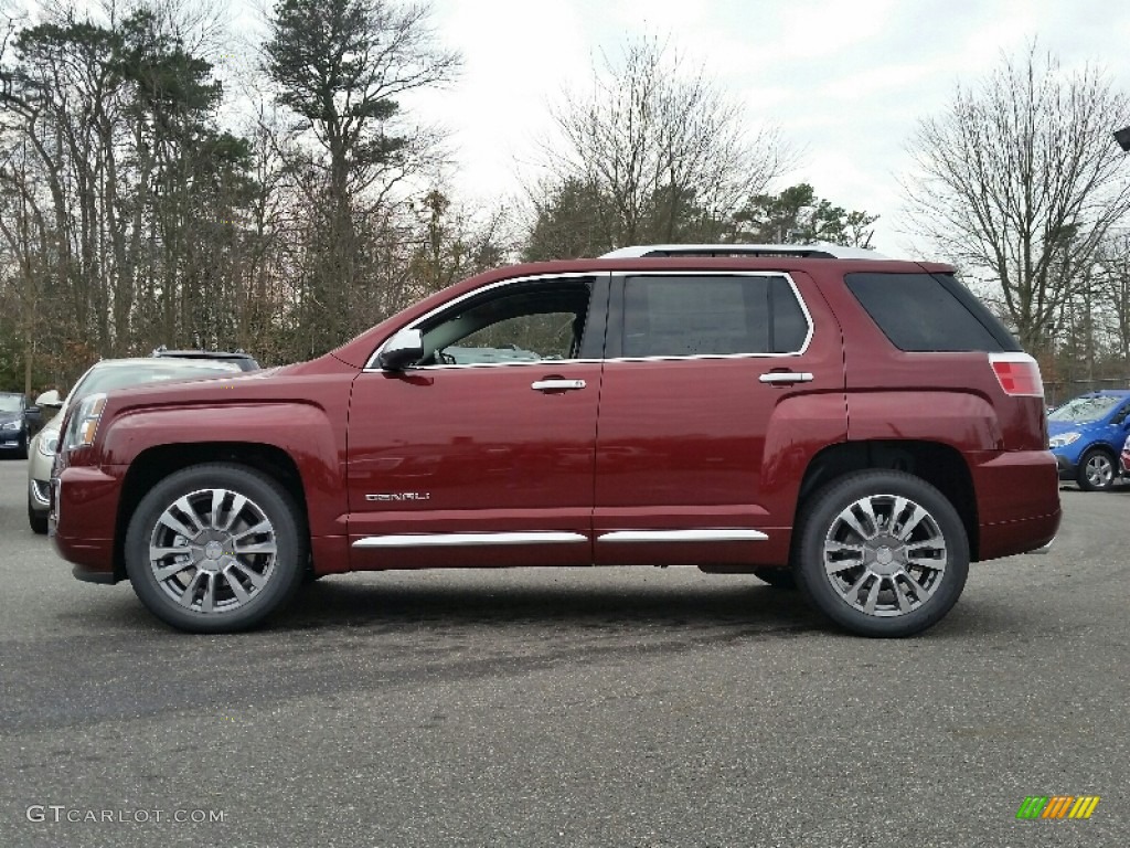 Crimson Red Tintcoat 2016 GMC Terrain Denali AWD Exterior Photo #109289236