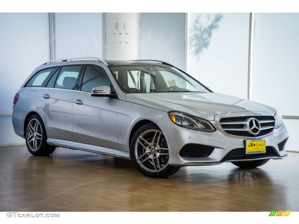 2016 E 350 4Matic Wagon - Iridium Silver Metallic / Black photo #12